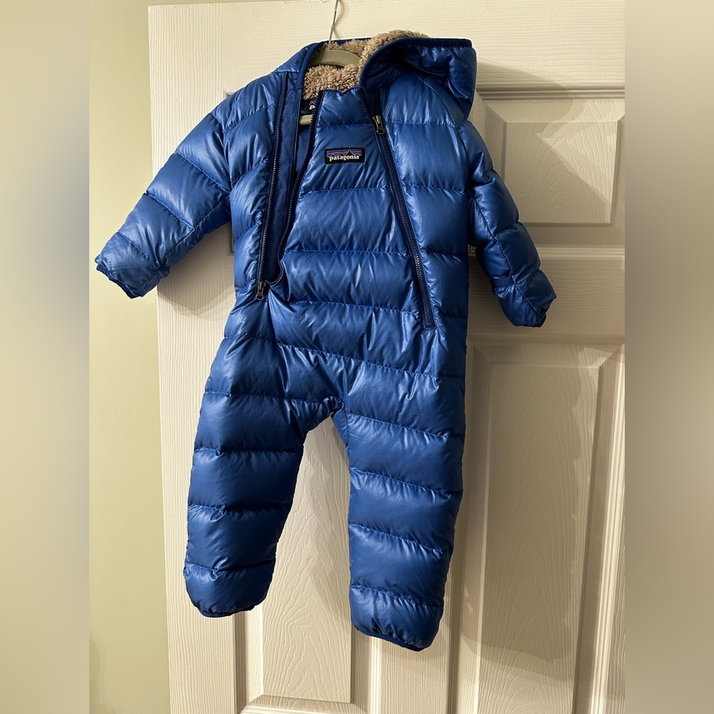 Patagonia Kids Blue Puffer Jacket